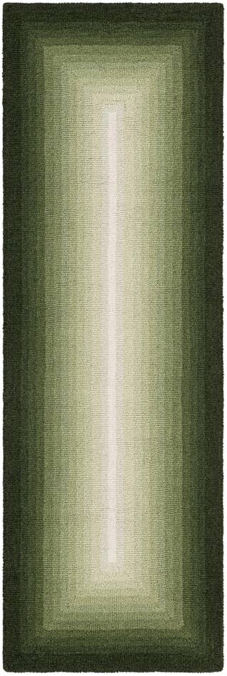Detail image of 2' x 6' 1 Ombre Wool Runner Rug