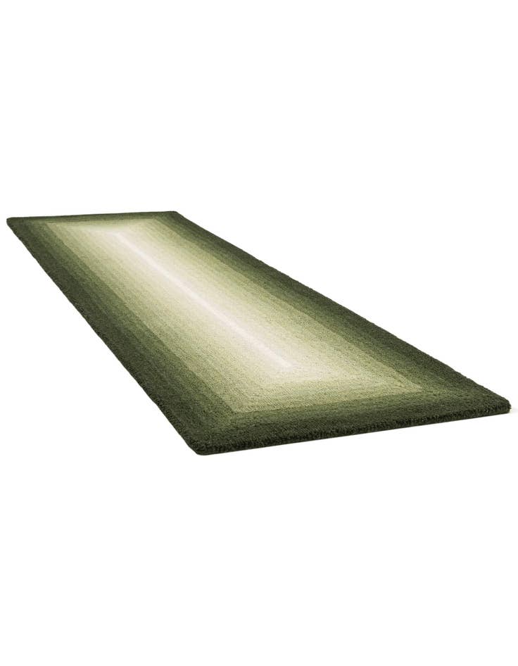 Detail image of 2' x 6' 1 Ombre Wool Runner Rug