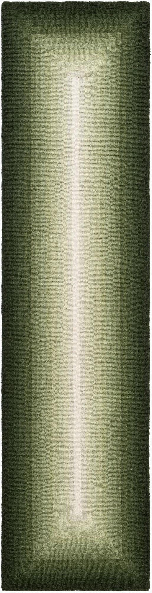 2' x 8' Ombre Wool Runner Rug