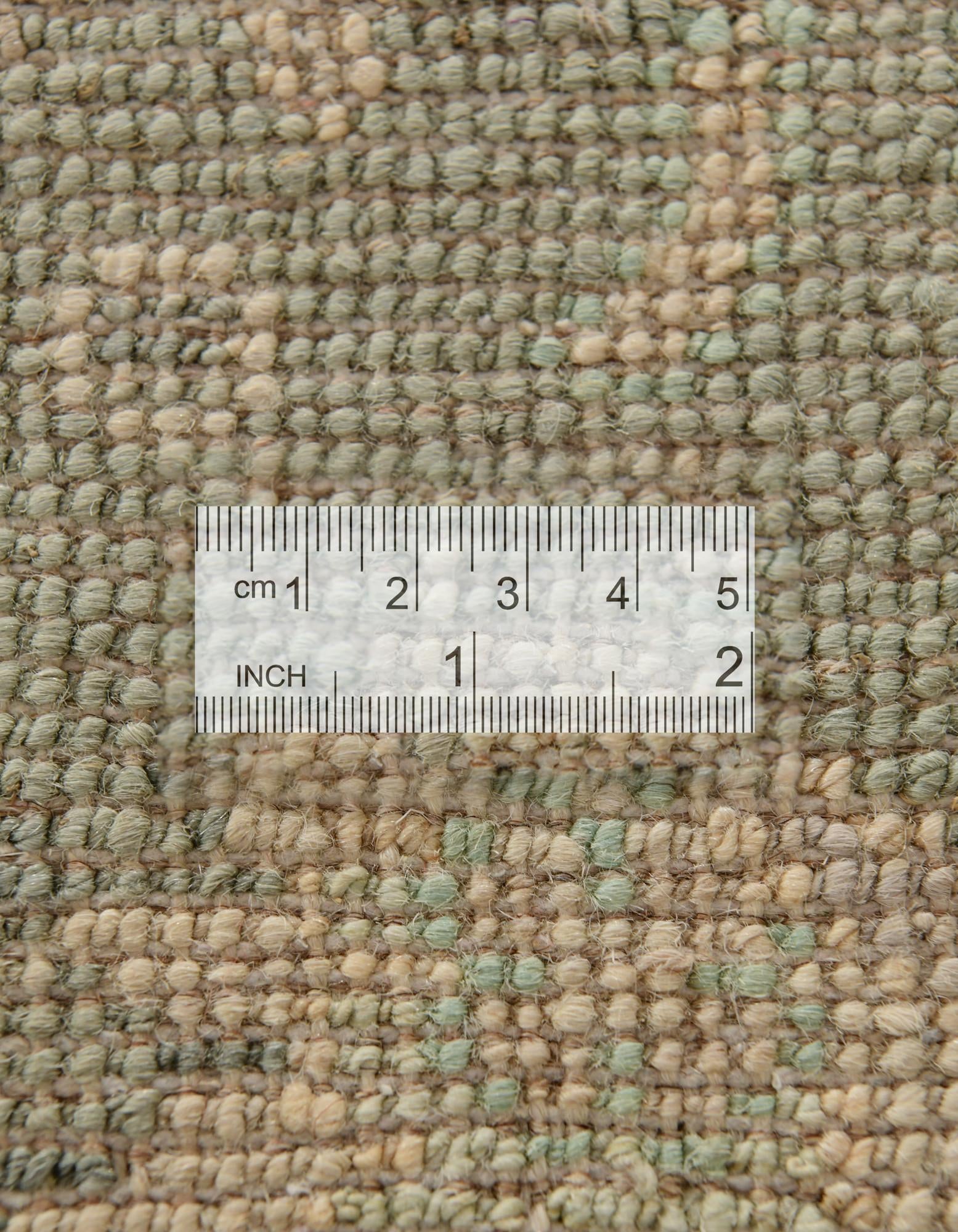 2' 11 x 9' 9 Hand Knotted Oushak Wool Runner Rug