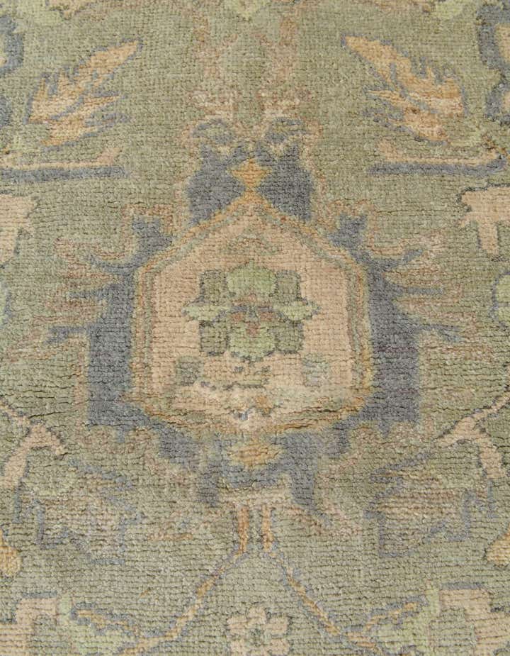 2' 10 x 14' 9 Hand Knotted Oushak Wool Runner Rug