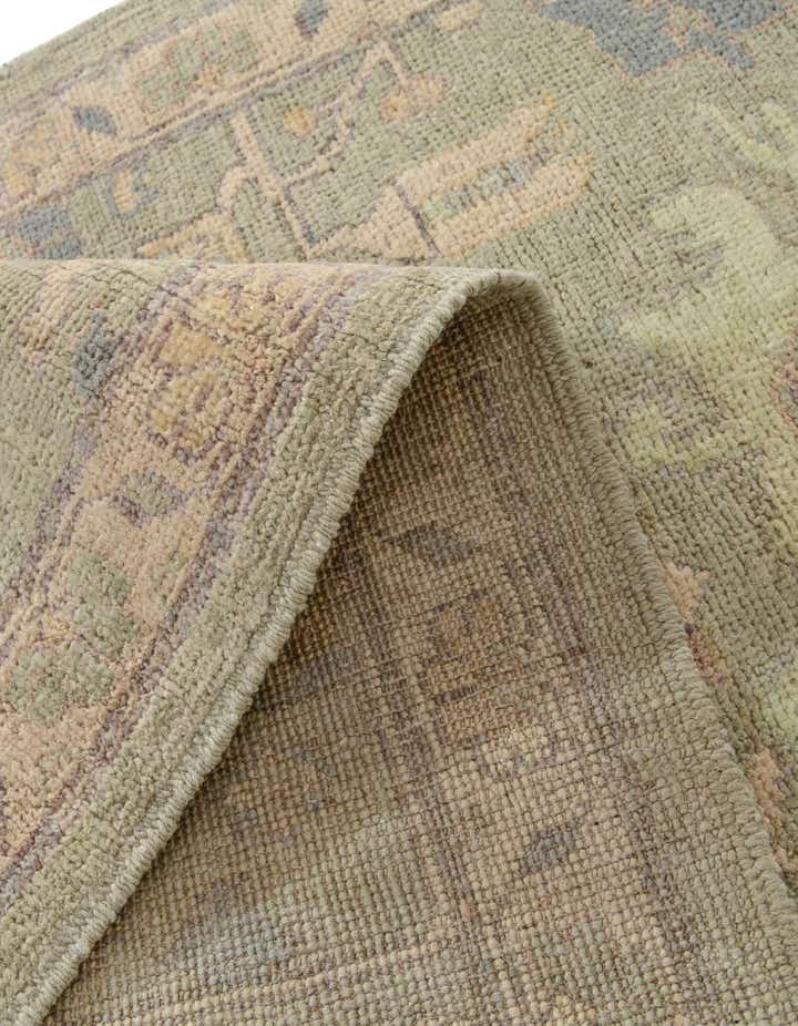 2' 10 x 14' 9 Hand Knotted Oushak Wool Runner Rug