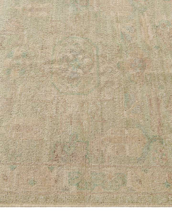 2' 9 x 13' 8 Hand Knotted Oushak Wool Runner Rug