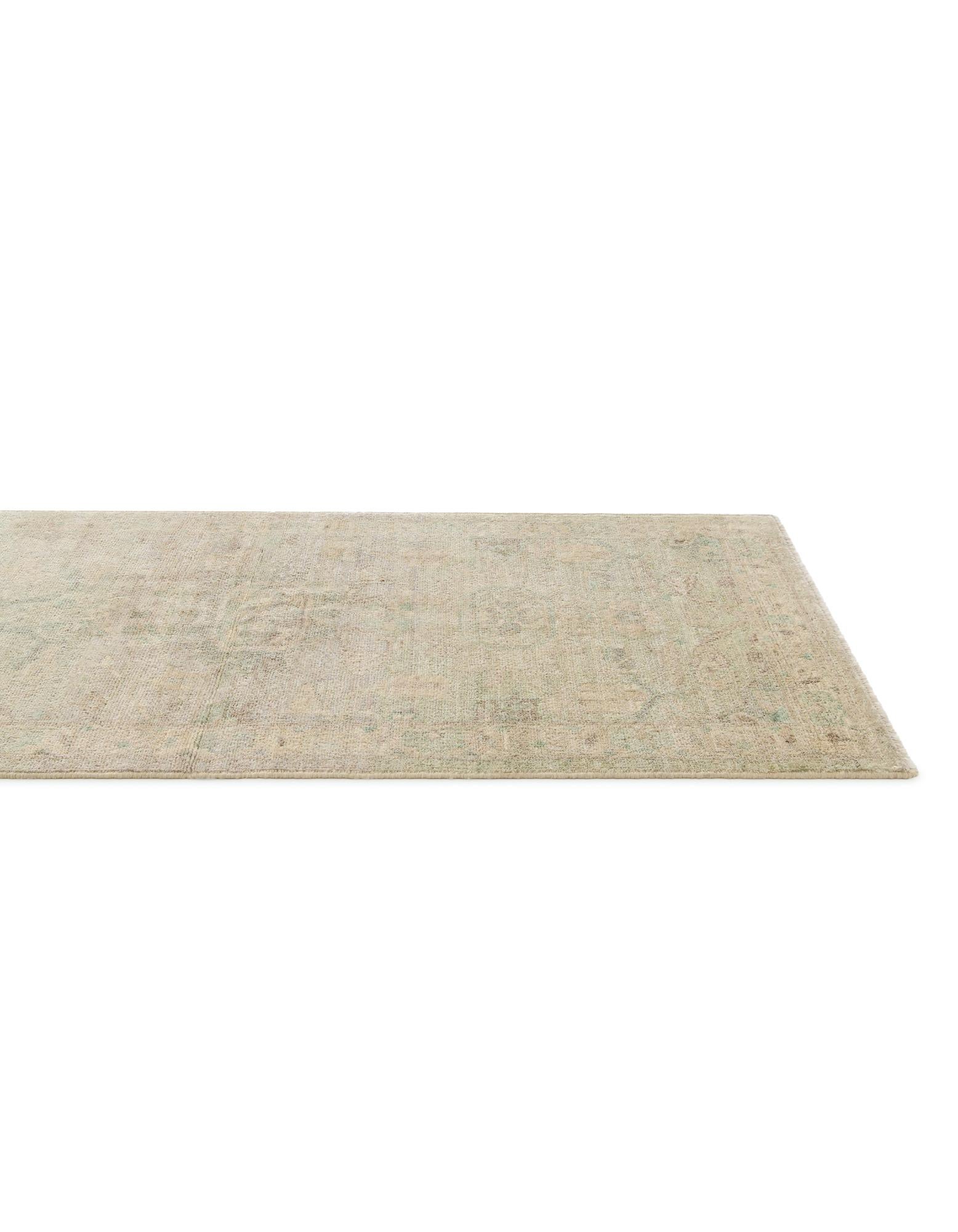 2' 9 x 13' 8 Hand Knotted Oushak Wool Runner Rug