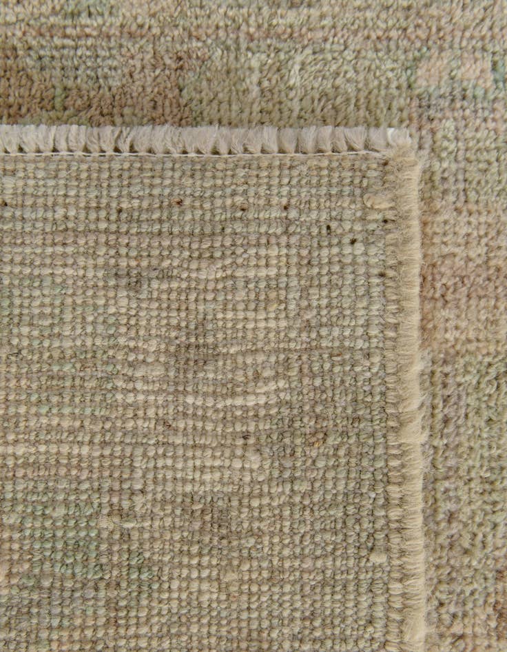 Detail image of 2' 9 x 13' 8  Hand Knotted Oushak Wool Runner Rug