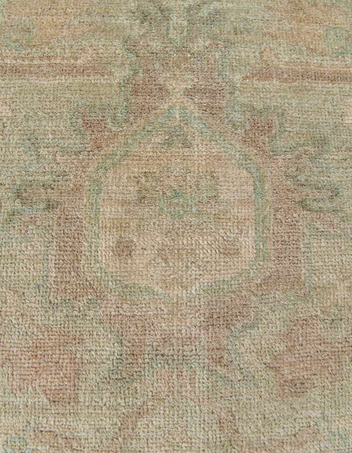 2' 9 x 13' 8 Hand Knotted Oushak Wool Runner Rug