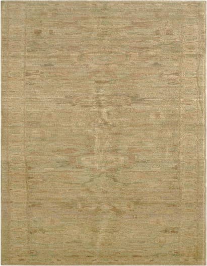 Detail image of 2' 9 x 13' 8 Hand Knotted Oushak Wool Runner Rug