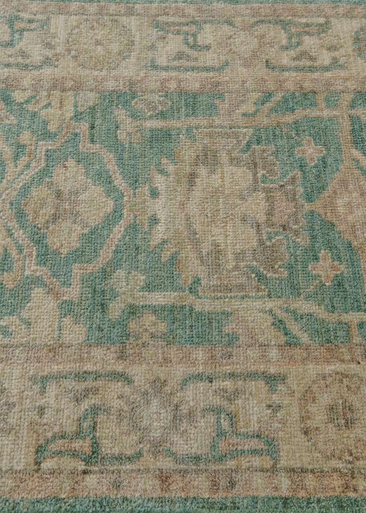2' 9 x 9' 5 Hand Knotted Oushak Wool Runner Rug