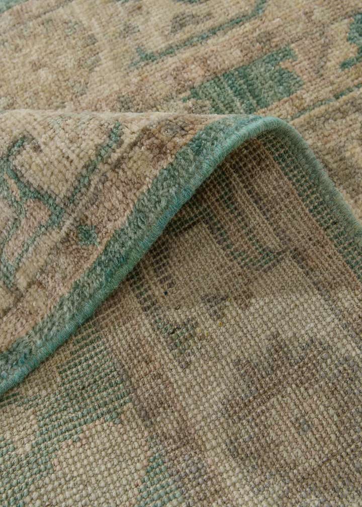 2' 9 x 9' 5 Hand Knotted Oushak Wool Runner Rug