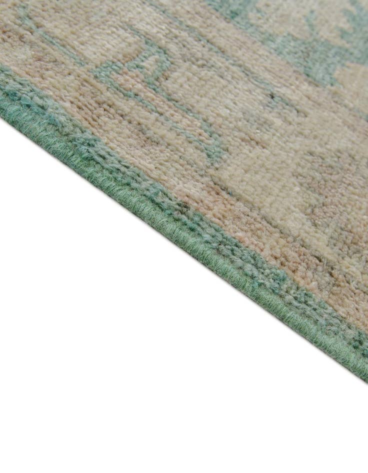 Detail image of 2' 9 x 9' 5  Hand Knotted Oushak Wool Runner Rug