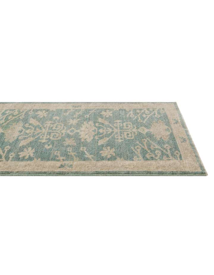 2' 11 x 11' 7 Hand Knotted Oushak Wool Runner Rug