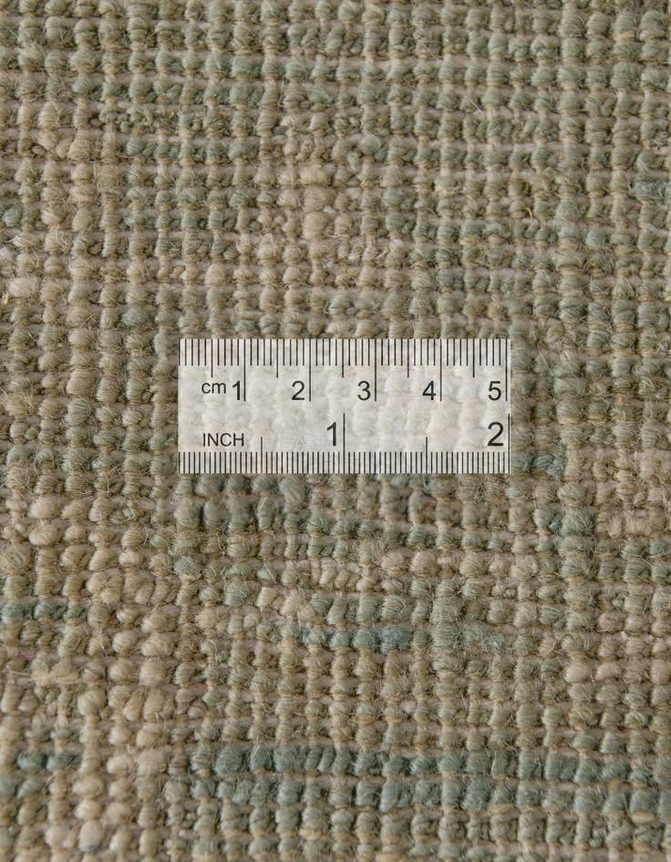 Detail image of 2' 11 x 11' 7  Hand Knotted Oushak Wool Runner Rug