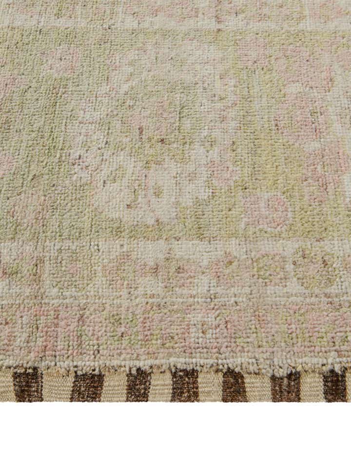 2' 9 x 10' 3 Hand Knotted Oushak Wool Runner Rug