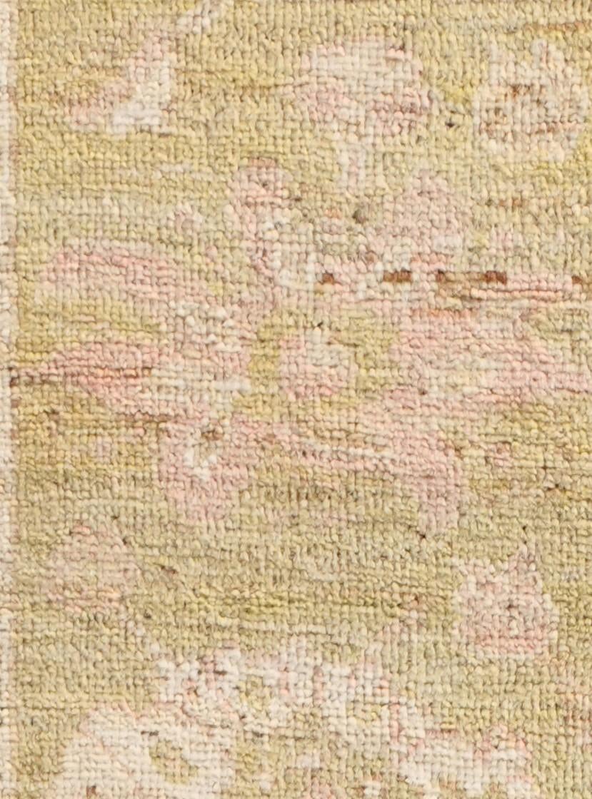 2' 9 x 10' 3 Hand Knotted Oushak Wool Runner Rug