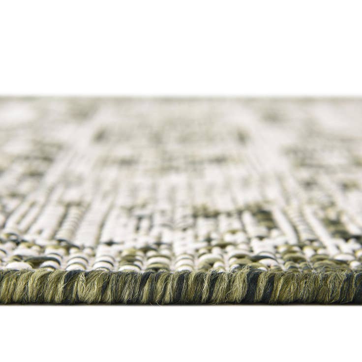 Detail image of 2' x 6' Easy-Clean Aztec Indoor / Outdoor Runner Rug