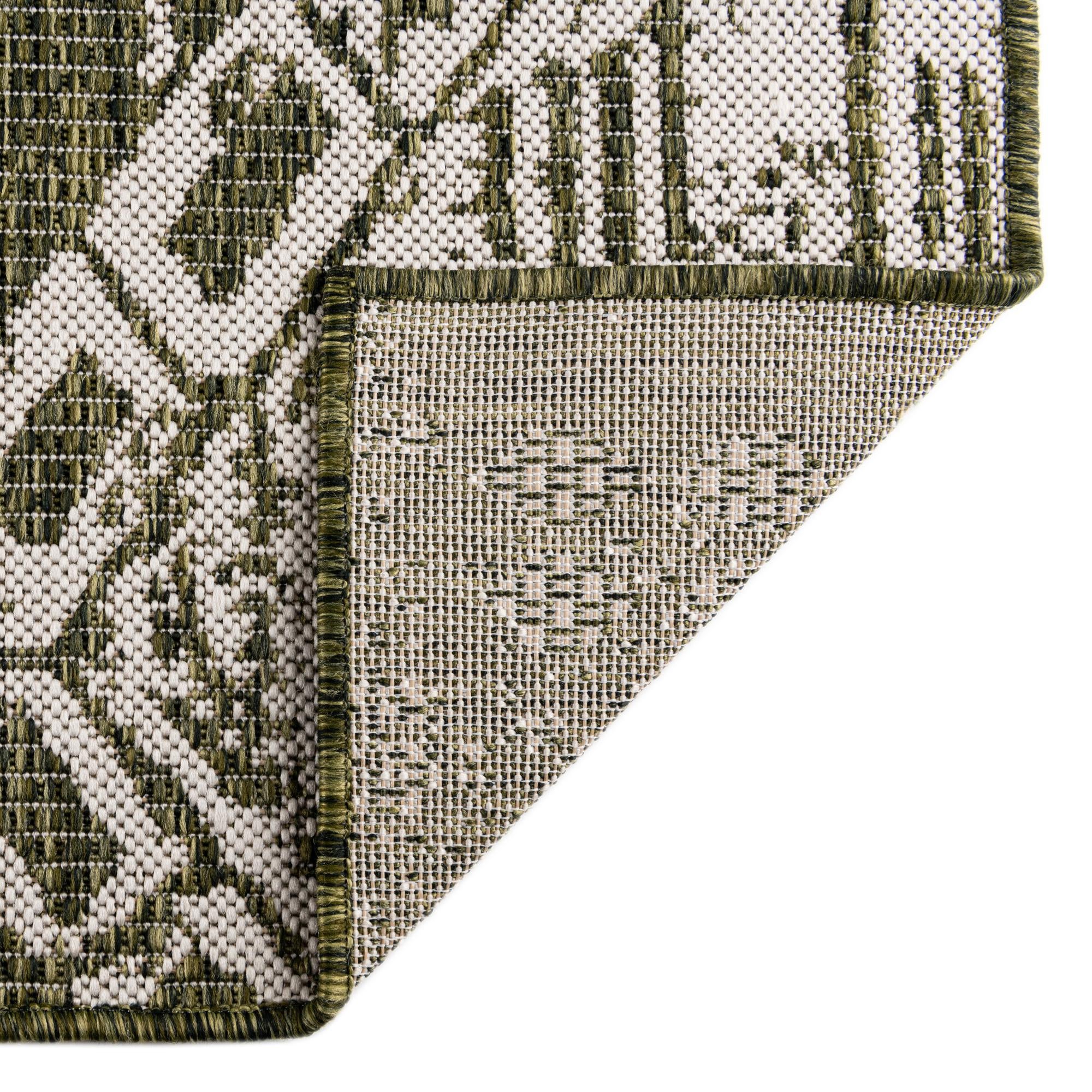 2' 7 x 12' Easy-Clean Bohemian Indoor / Outdoor Runner Rug
