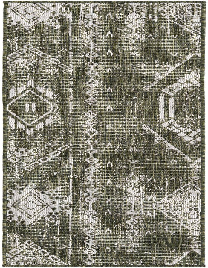 Detail image of 2' x 6' Easy-Clean Bohemian Indoor / Outdoor Runner Rug