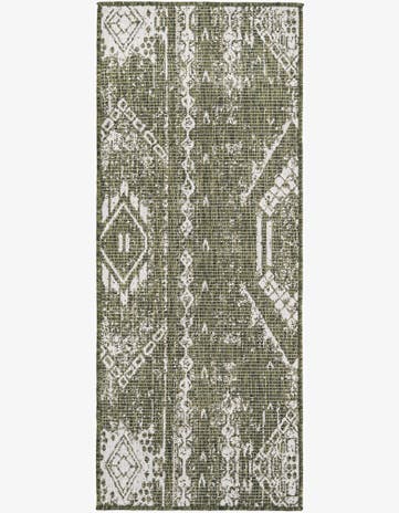 2' x 5' 3 Easy-Clean Bohemian Indoor / Outdoor Runner Rug
