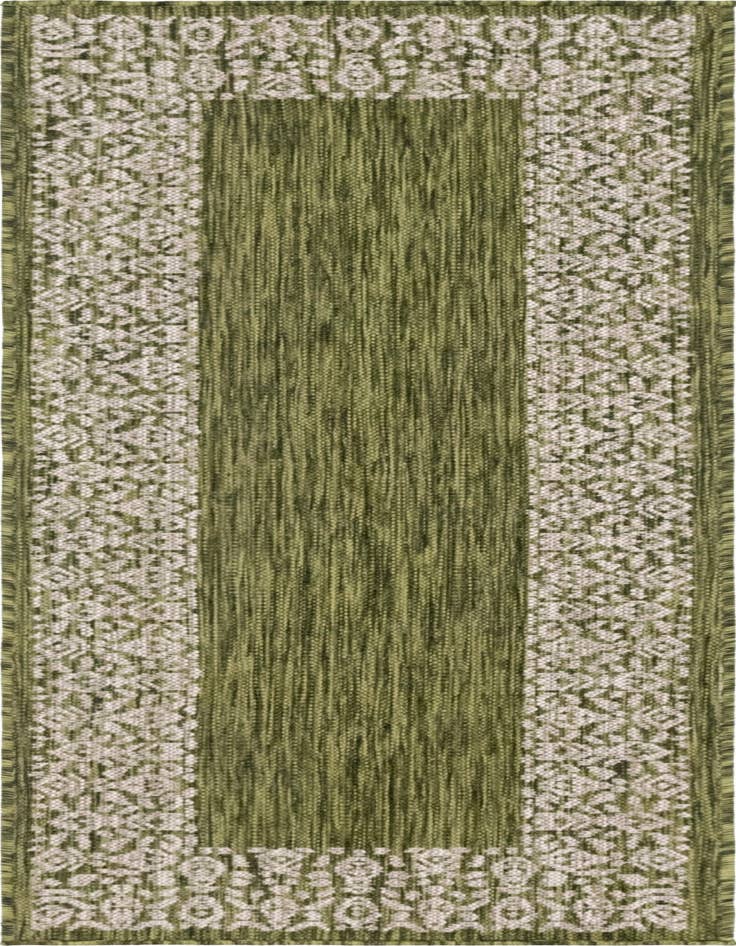 Detail image of 2' x 6' Easy-Clean Border Indoor / Outdoor Runner Rug