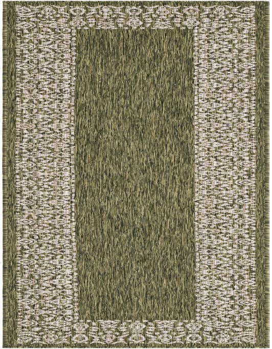 2' x 8' Easy-Clean Border Indoor / Outdoor Runner Rug