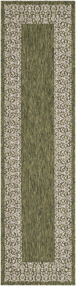 Detail image of 2' x 8' Easy-Clean Border Indoor / Outdoor Runner Rug