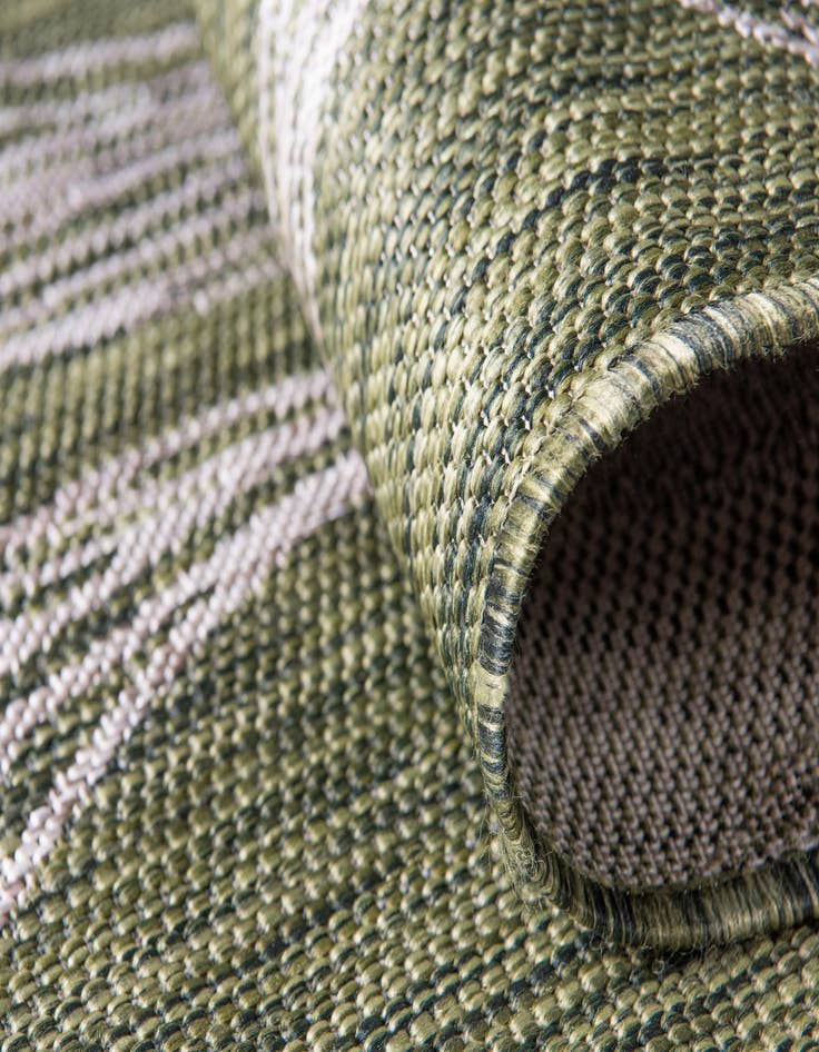 Detail image of 2' x 6'  Washable Botanical Indoor / Outdoor Runner Rug