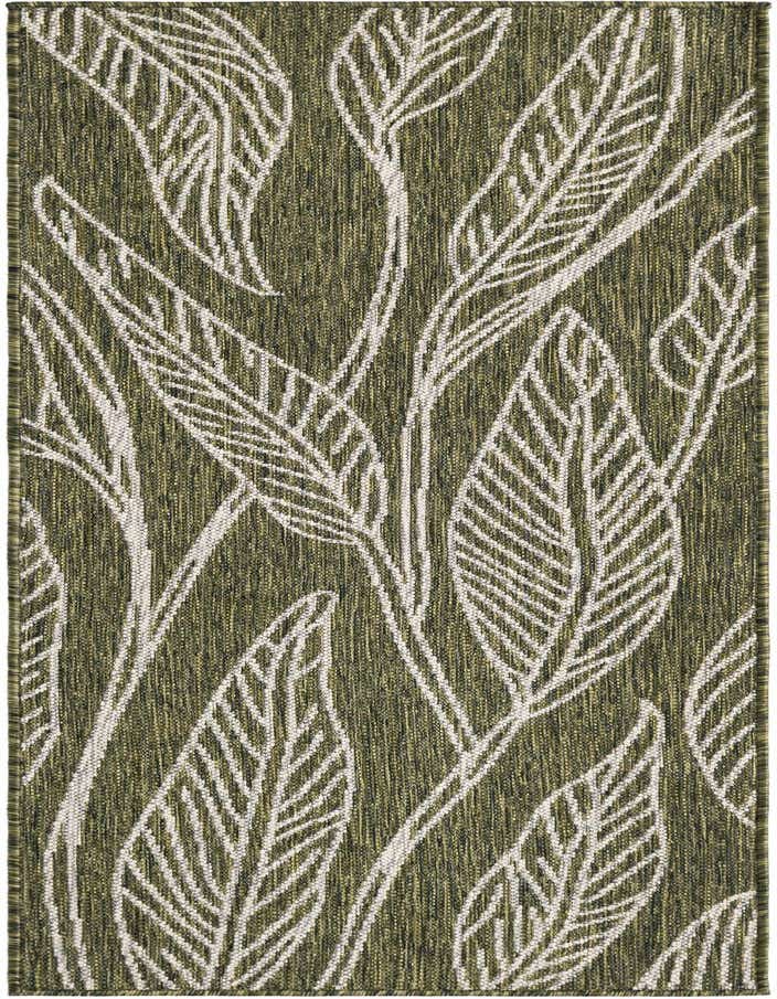2' x 6' Easy-Clean Botanical Indoor / Outdoor Runner Rug