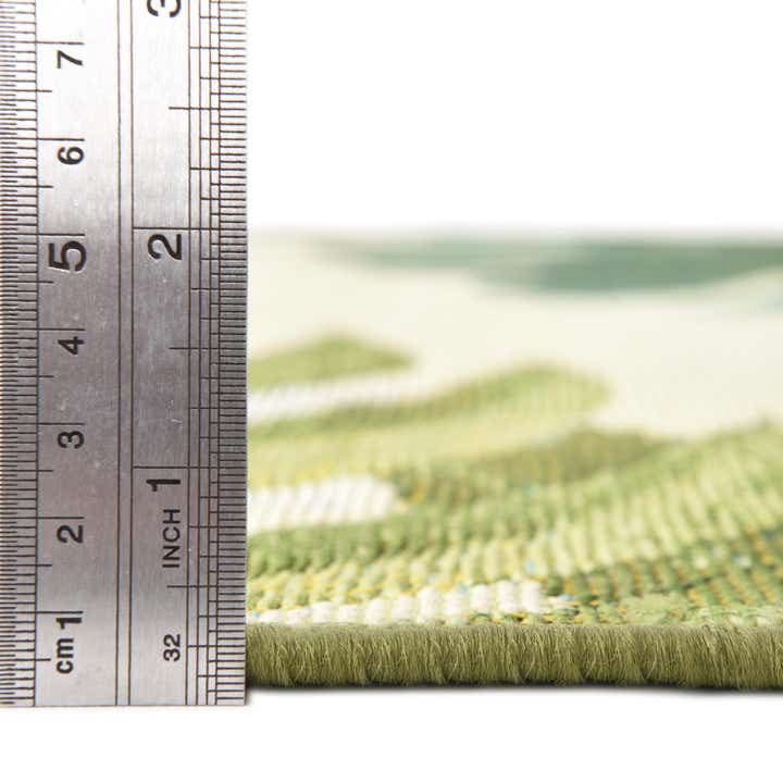 2' x 4' Easy-Clean Botanical Indoor / Outdoor Runner Rug