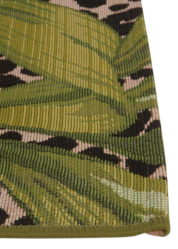 2' x 8' Easy-Clean Botanical Indoor / Outdoor Runner Rug