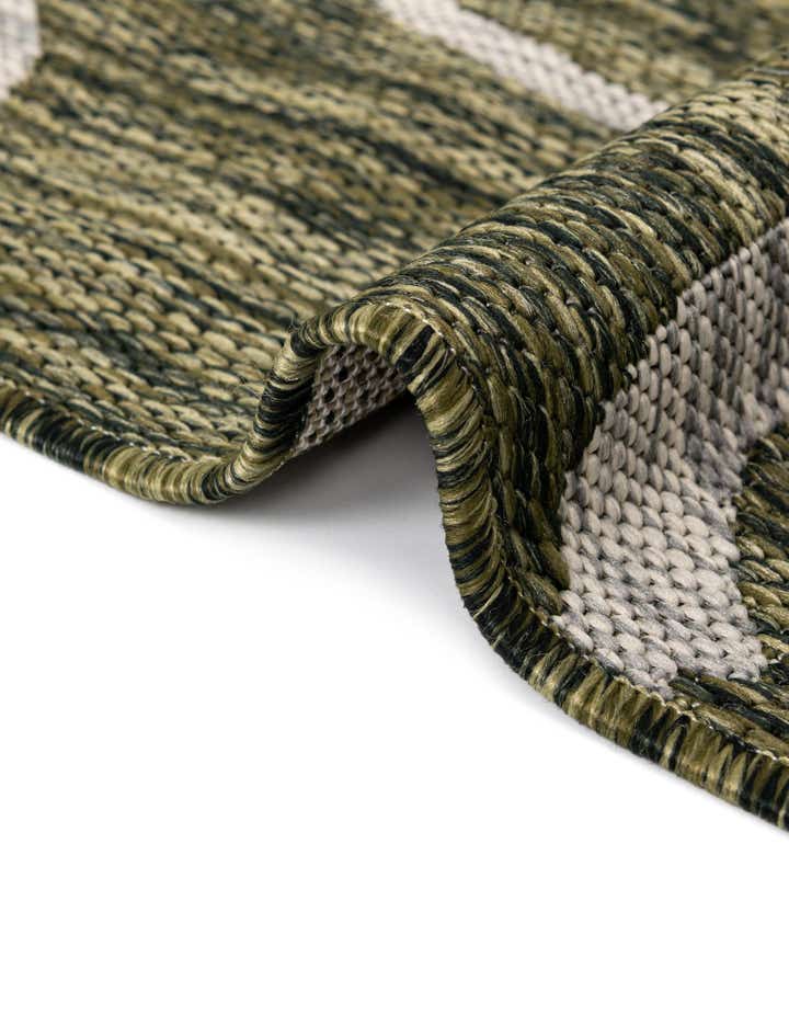 2' x 6' Easy-Clean Botanical Indoor / Outdoor Runner Rug
