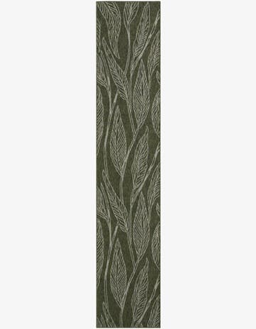 80cm x 400cm Easy-Clean Botanical Indoor / Outdoor Runner Rug