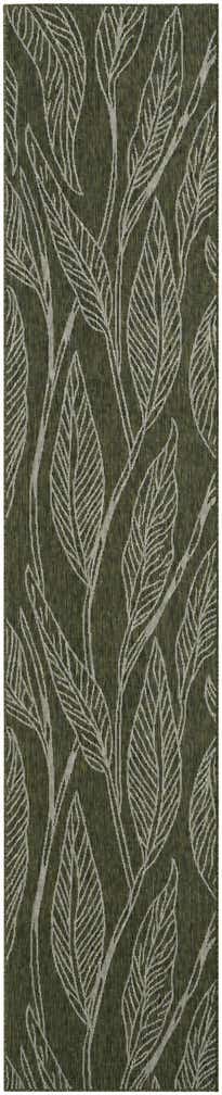 80cm x 400cm Easy-Clean Botanical Indoor / Outdoor Runner Rug
