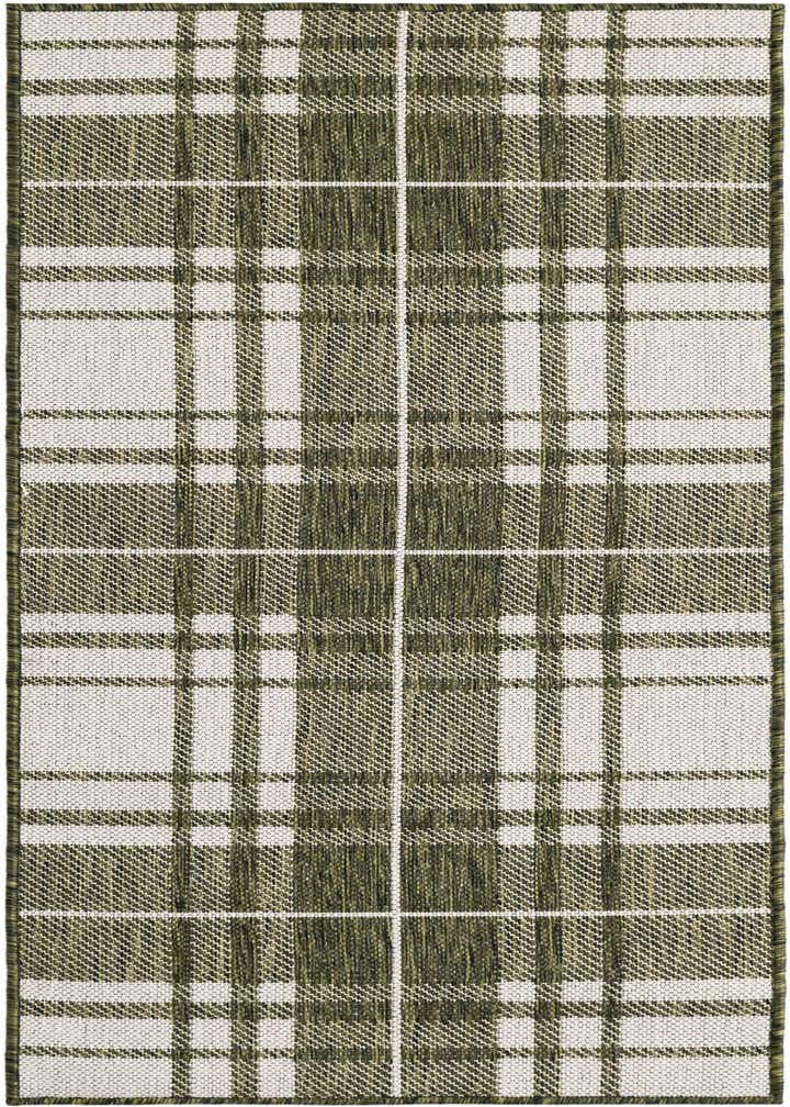 2' x 5' 3 Easy-Clean Checkered Indoor / Outdoor Runner Rug