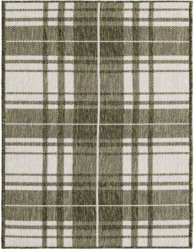 Detail image of 2' x 5' 3 Easy-Clean Checkered Indoor / Outdoor Runner Rug