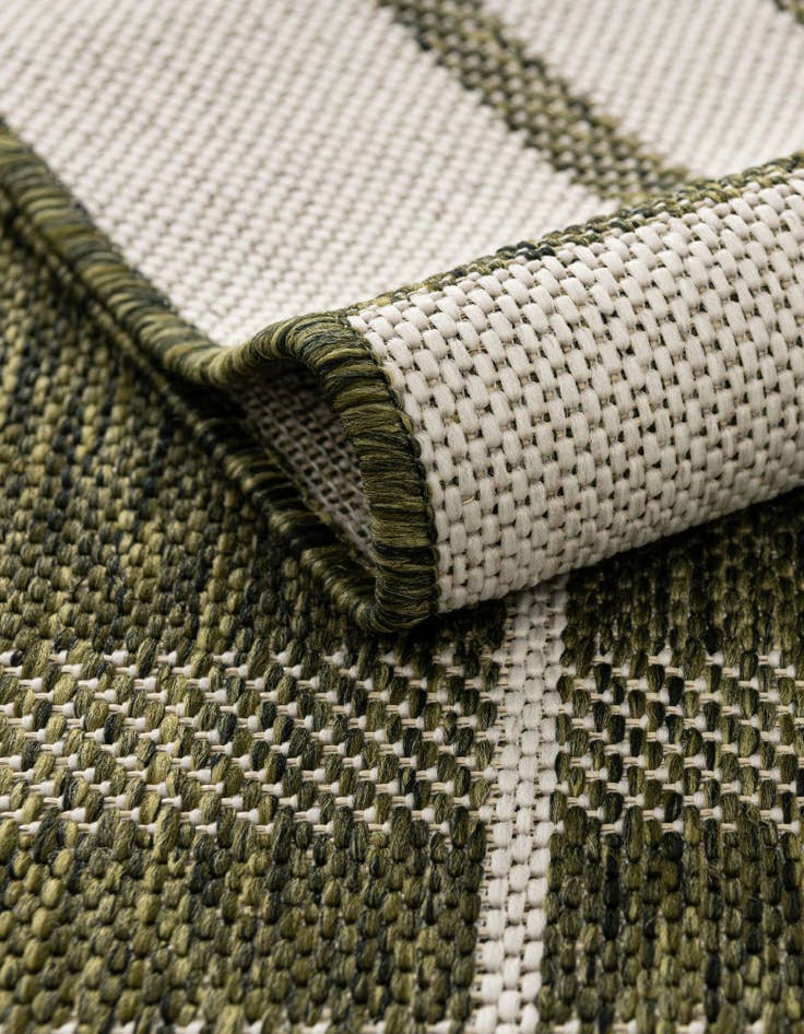 Detail image of 2' x 6' Easy-Clean Checkered Indoor / Outdoor Runner Rug