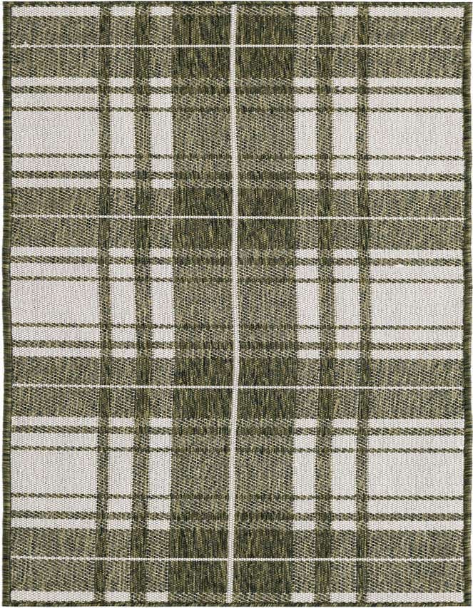 2' x 6' Easy-Clean Checkered Indoor / Outdoor Runner Rug