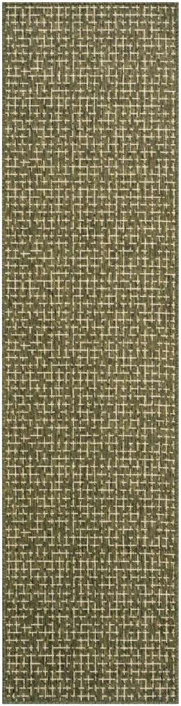 2' x 8' Easy-Clean Checkered Indoor / Outdoor Runner Rug