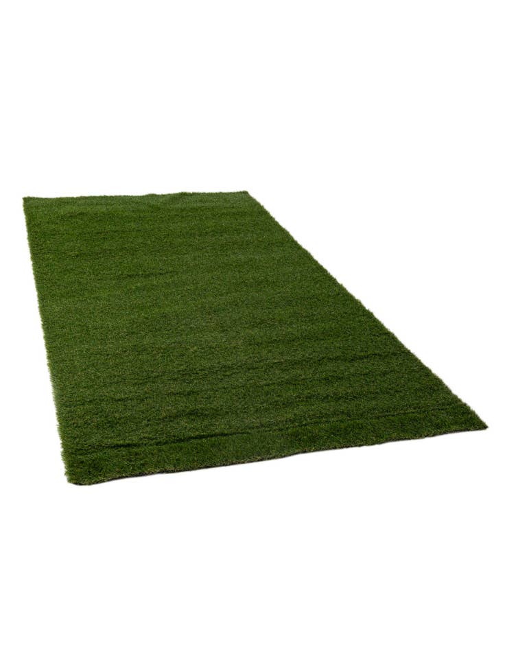 Detail image of 5' 2 x 10'  Washable Grass Indoor / Outdoor Runner Rug