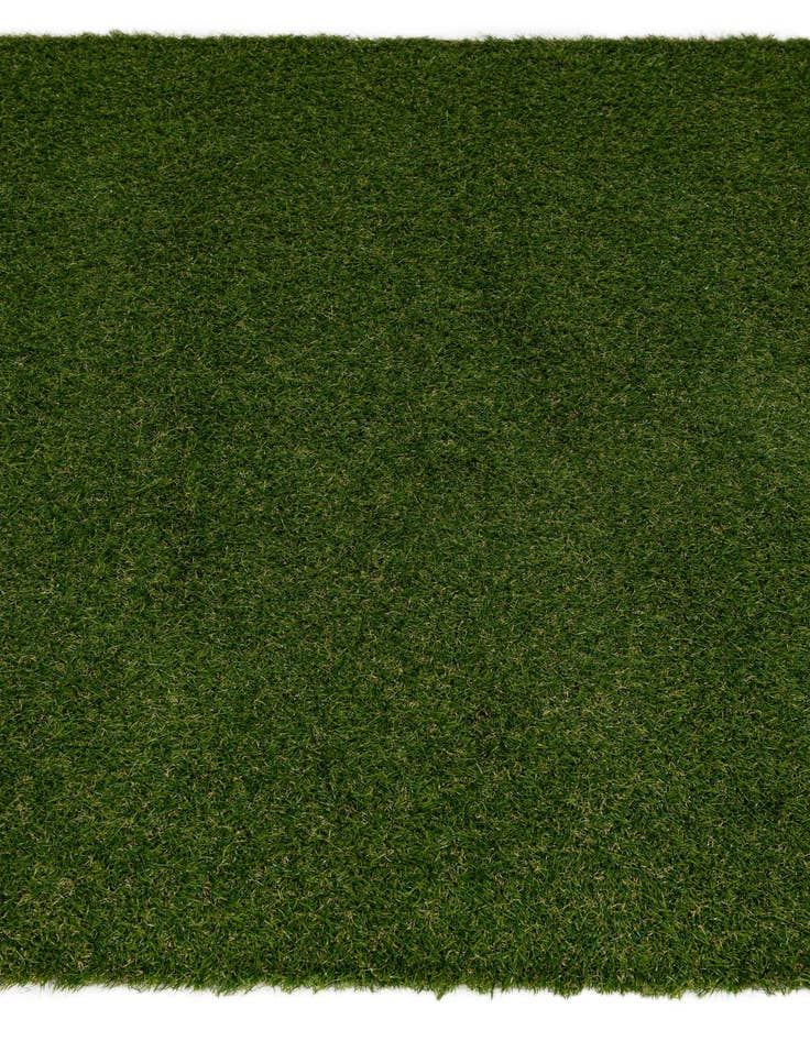 Detail image of 5' 2 x 10'  Washable Grass Indoor / Outdoor Runner Rug