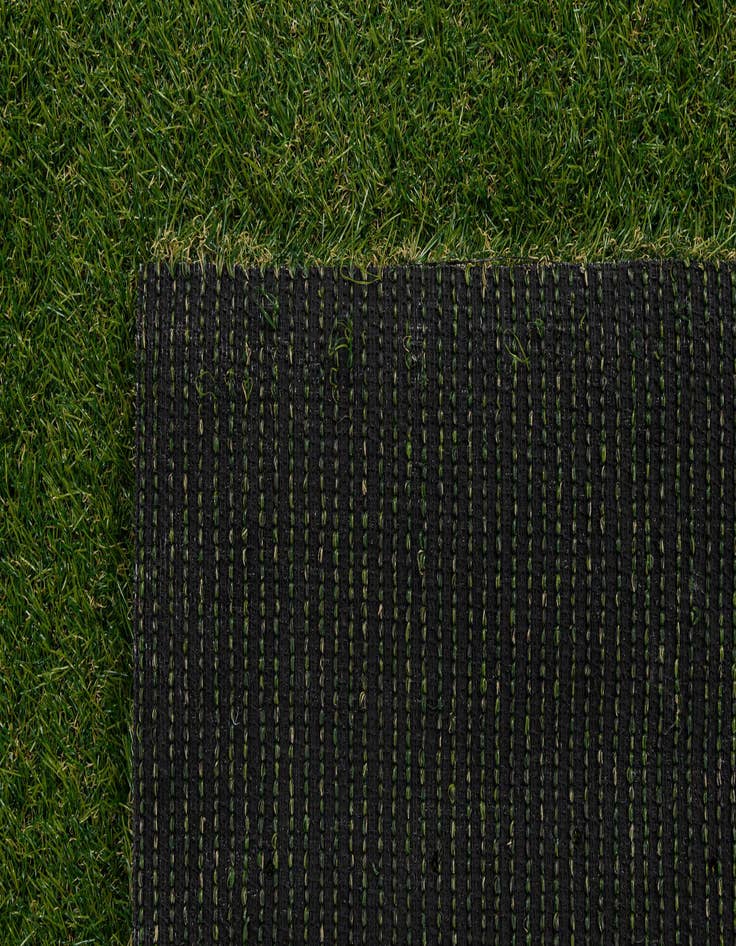 Detail image of 5' 2 x 10'  Washable Grass Indoor / Outdoor Runner Rug