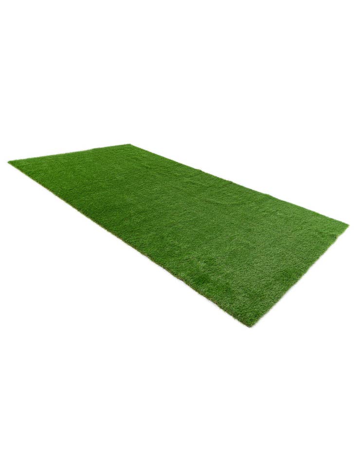 Detail image of 7' x 13' 2 Easy-Clean Grass Indoor / Outdoor Runner Rug