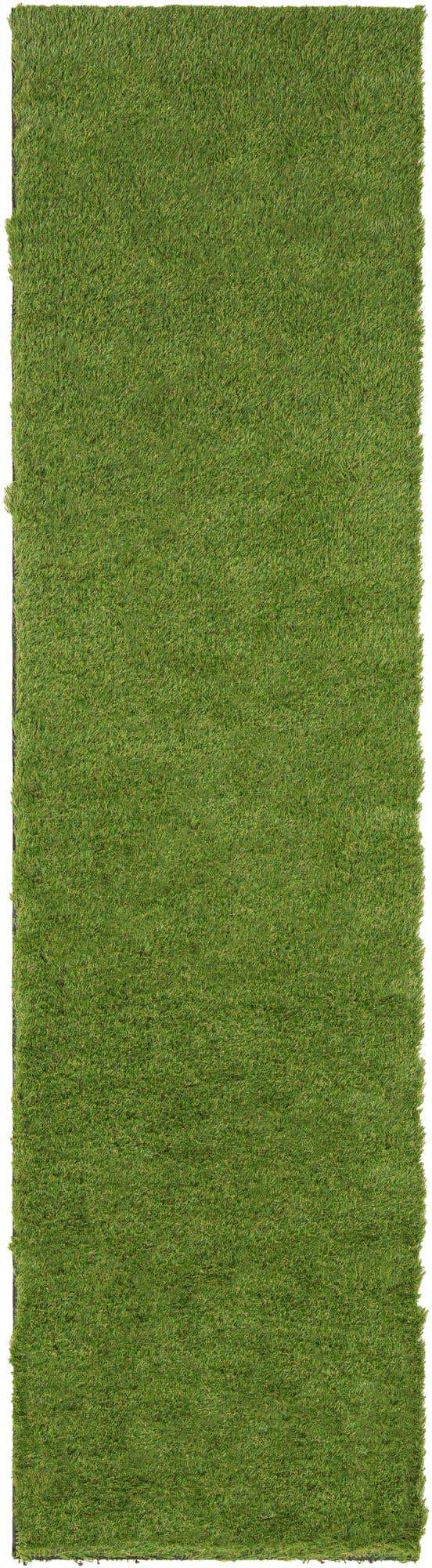 2' 7 x 10' Easy-Clean Grass Indoor / Outdoor Runner Rug