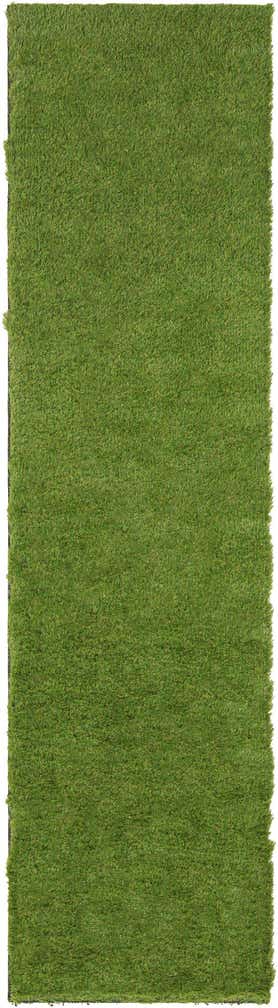 2' 7 x 10' Easy-Clean Grass Indoor / Outdoor Runner Rug