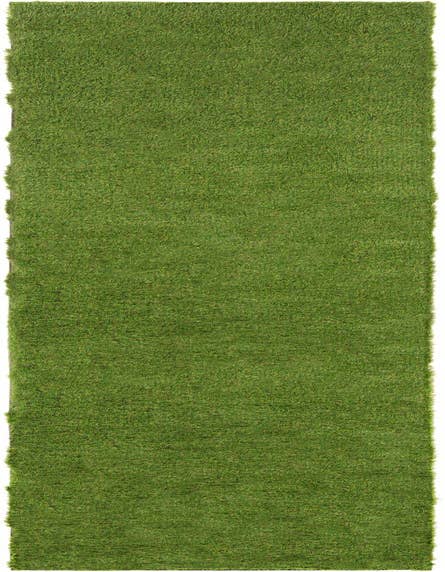 Detail image of 3' 3 x 16' 5 Easy-Clean Grass Indoor / Outdoor Runner Rug