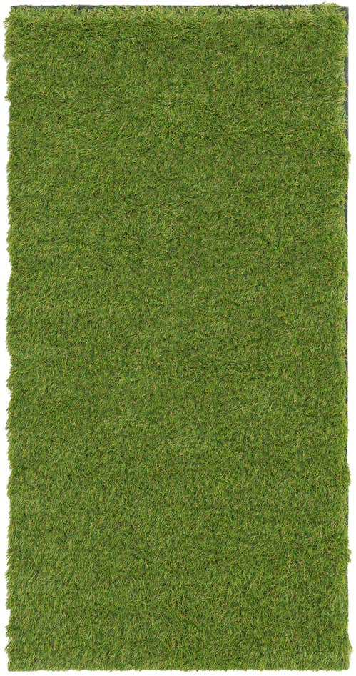 Detail image of 2' x 4' Easy-Clean Grass Indoor / Outdoor Runner Rug