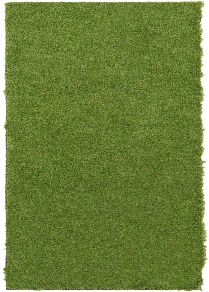2' 7 x 8' Easy-Clean Grass Indoor / Outdoor Runner Rug