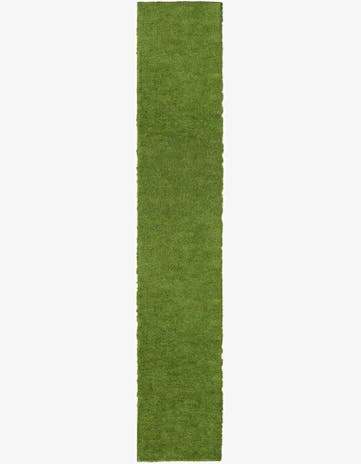 Green Easy-Clean Grass Indoor / Outdoor Runner Rug