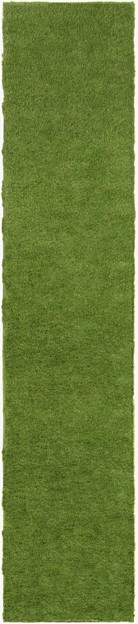 100cm x 500cm  Washable Grass Indoor / Outdoor Runner Rug