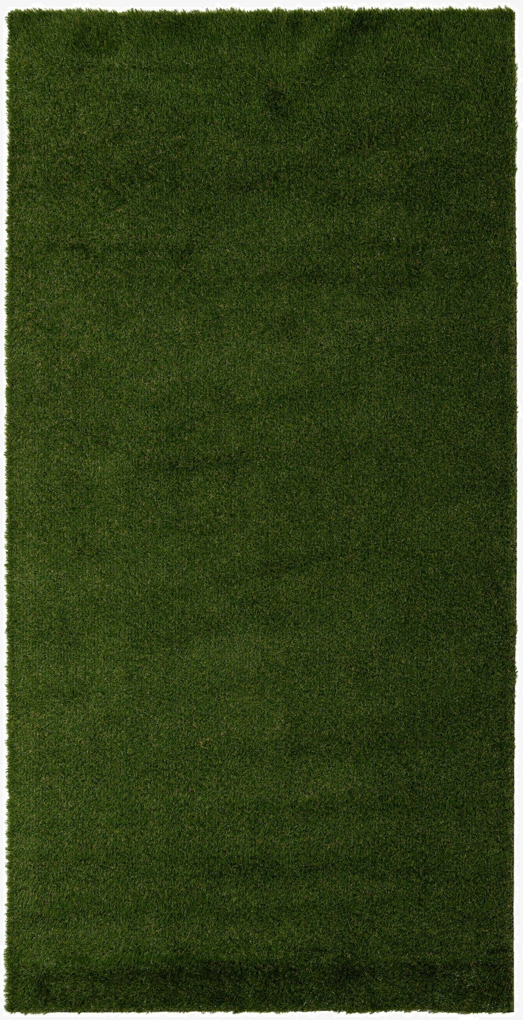 5' 2 x 10'  Washable Grass Indoor / Outdoor Runner Rug