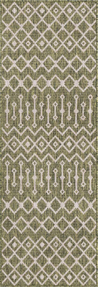 Detail image of 2' x 8' Easy-Clean Lattice Indoor / Outdoor Runner Rug